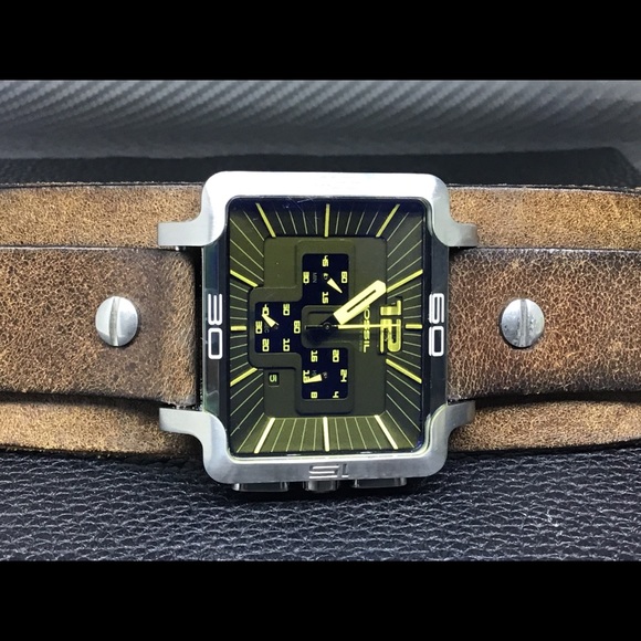 RARE FOSSIL Chronograph - Picture 2 of 9